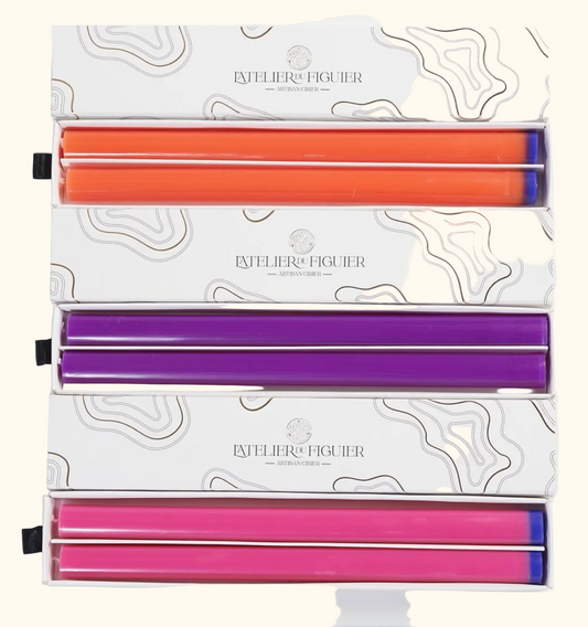 Bougies colorées